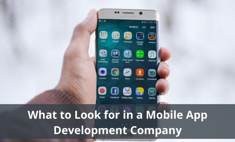 What to Look for in a Mobile App Development Company