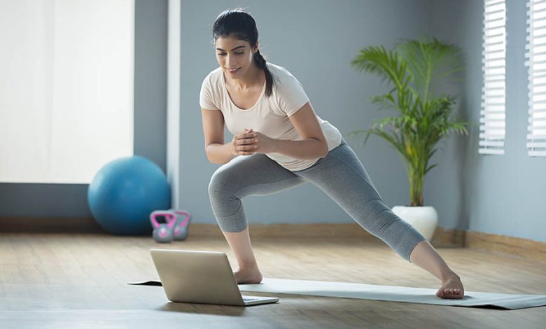 virtual yoga class