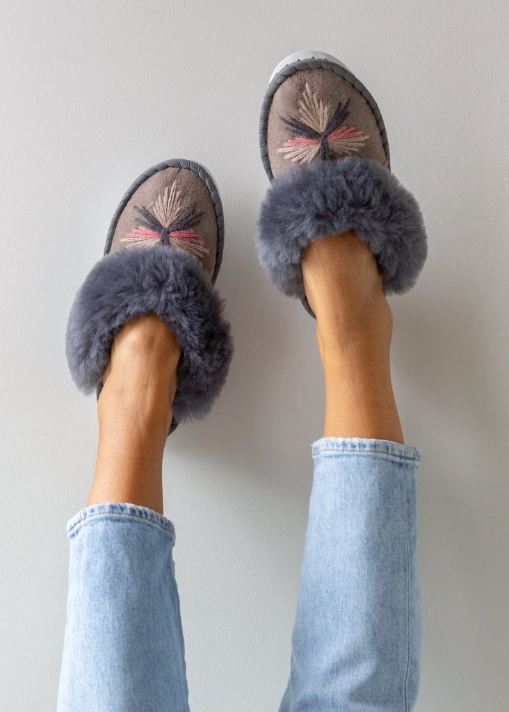 Sheepskin slippers