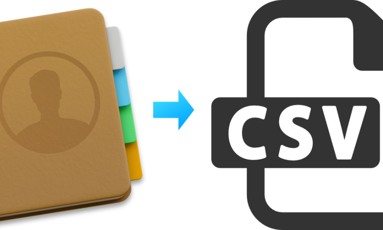 How to Export Contacts to A CSV File