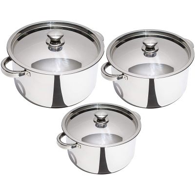 stainless steel pots and pans