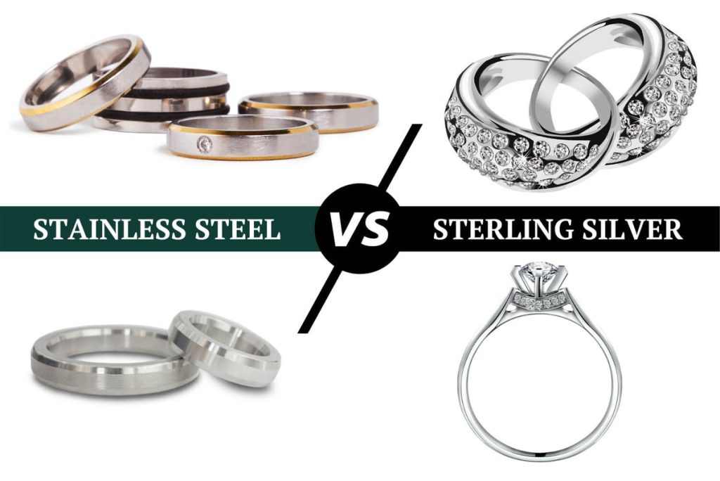 is sterling silver or stainless steel better for jewelry