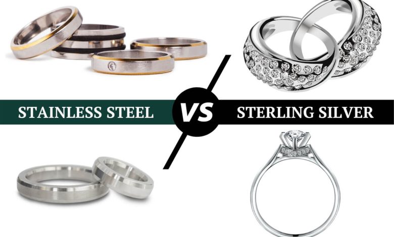 is sterling silver or stainless steel better for jewelry