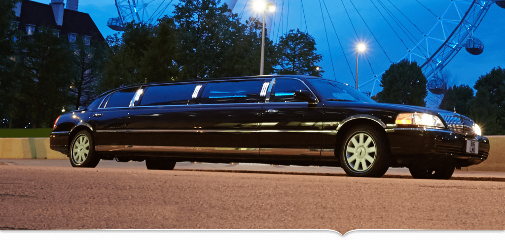 Black limousine