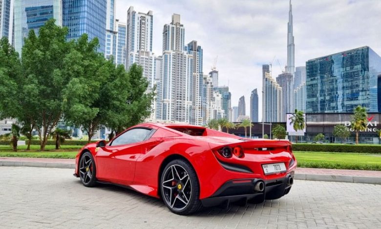 Renting Ferrari in Dubai