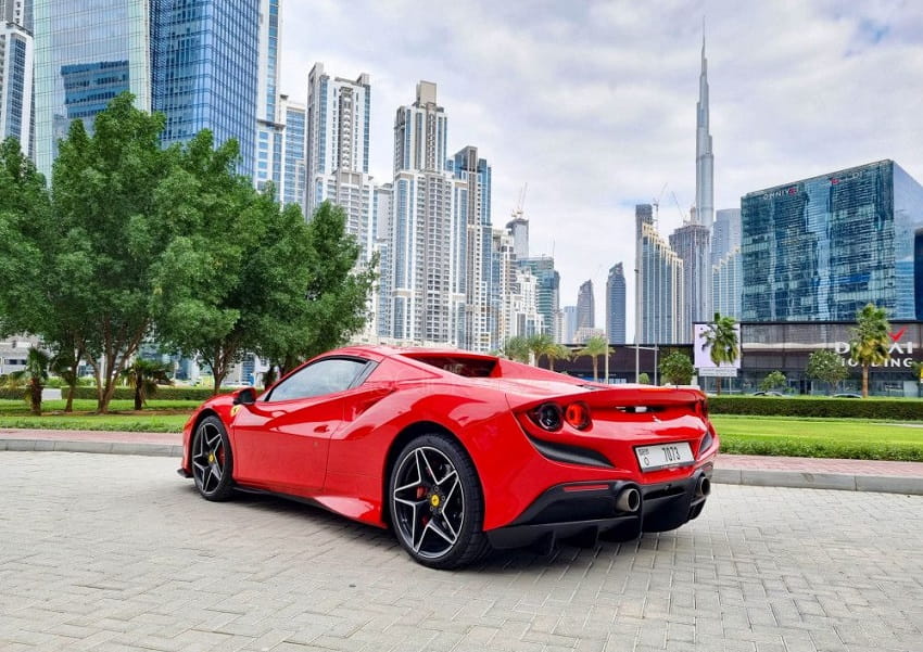 Renting Ferrari in Dubai