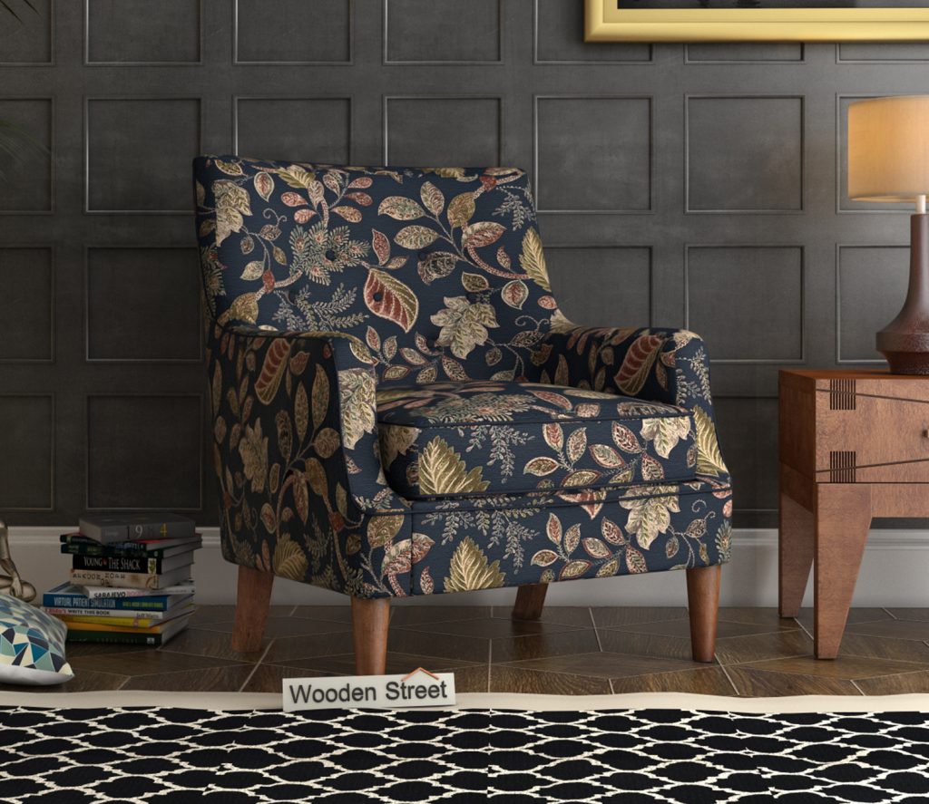 accent chair with ottoman