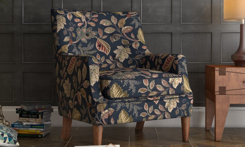 accent chair with ottoman