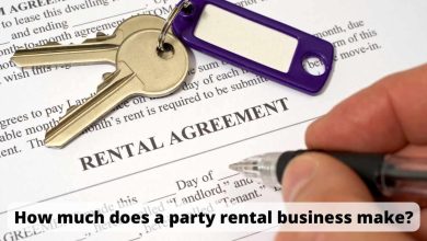 How much does a party rental business make