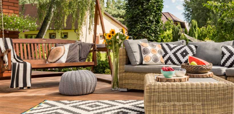 Select outdoor furnishing