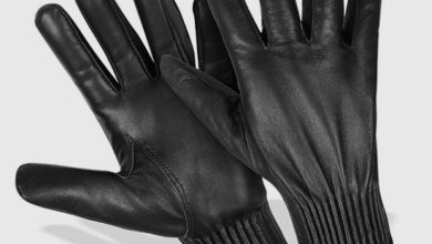 JAG BLACK LEATHER CASUAL GLOVES