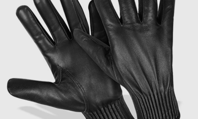 JAG BLACK LEATHER CASUAL GLOVES