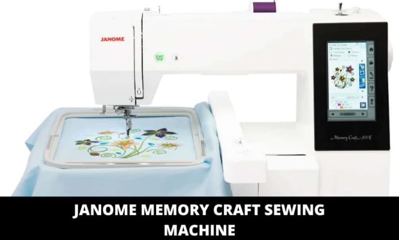 Janome Memory Craft Sewing Machine